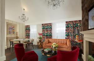 Posezení v ubytování Flemings Mayfair - Small Luxury Hotel of the World