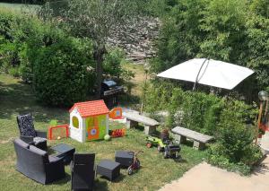 Vonkajšia záhrada v ubytovaní Bed & Breakfast La Tana dei Sognatori