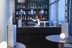 Lounge nebo bar v ubytování Garner Hotel Berlin - Spandau by IHG