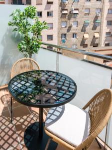 Balkón alebo terasa v ubytovaní limehome Barcelona Carrer de Besalú 82