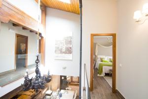 Ein Bett oder Betten in einem Zimmer der Unterkunft Casa Rural Valle de la Laguna