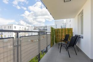 Balkón alebo terasa v ubytovaní Warszawa Szlachecka Apartment by Noclegi Renters