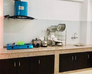 Kuchyňa alebo kuchynka v ubytovaní Himalayan Laligurans Apartment