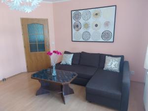 Posezení v ubytování Apartmán Jáchymov Krušné hory