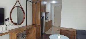 Η κουζίνα ή μικρή κουζίνα στο Ruby Apartment #9