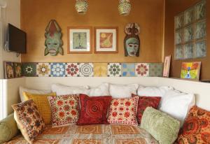 Χώρος καθιστικού στο Dolphin Inn Guesthouse
