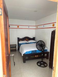 Voodi või voodid majutusasutuse Palomino Hostel toas
