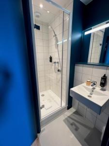 Kúpeľňa v ubytovaní ibis budget Nancy Laxou