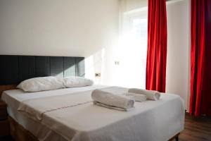 Postel nebo postele na pokoji v ubytování Kemer Babel Residence + 16 fotografií