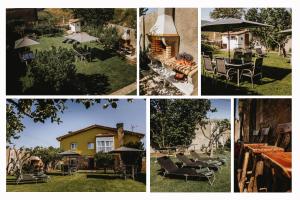 a collage of four different pictures of a house at Casa Real 110+2 in Matamorosa