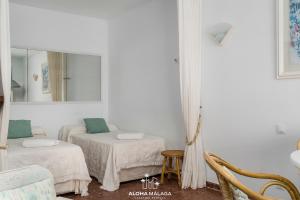 Postel nebo postele na pokoji v ubytování Amaizing views apartment, 204Torremolinos