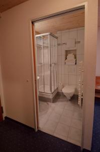 Koupelna v ubytování Hotel Eggishorn