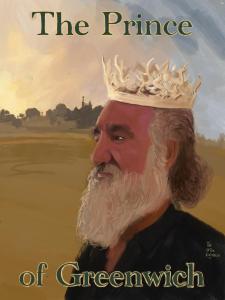 una pintura de un hombre con una corona en la cabeza en THE PRINCE OF GREENWICH Museum Pub en Londres