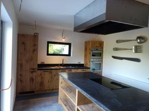 Kuchyň nebo kuchyňský kout v ubytování Zonga Chalet Catan