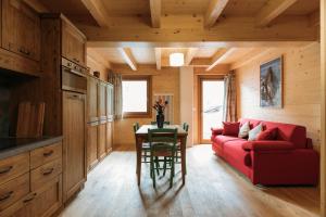 Posezení v ubytování Chalet Gaspard