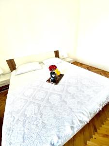 Posteľ alebo postele v izbe v ubytovaní Apartment Metajna 4121b
