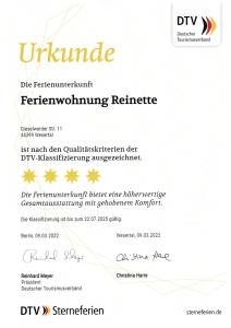 een afwijzingsbrief voor een herintredingsbrief bij Ferienwohnung Reinette in Lippoldsberg