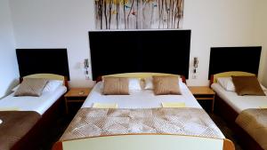 Łóżko lub łóżka w pokoju w obiekcie Apartments Villa Bubi