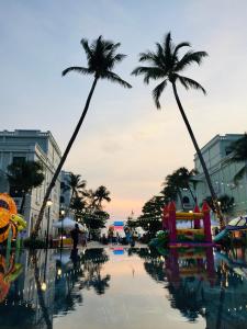 Bazén v ubytování Minh Anh Hotel nebo v jeho okolí
