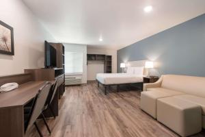 Oleskelutila majoituspaikassa WoodSpring Suites Philadelphia Northeast