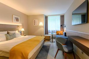 Postel nebo postele na pokoji v ubytování Hotel Europa