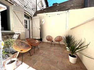 Balkón alebo terasa v ubytovaní Le Duc - Coeur De Dijon - Avec Terrasse et Climatisation