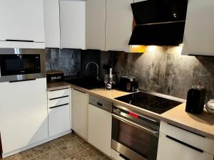 Kuchnia lub aneks kuchenny w obiekcie Varga Apartman