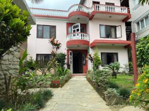 Zahrada ubytování Nepali Cottage Guest House
