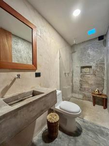 Vannituba majutusasutuses Ariché Valladolid Hotel & Hostal