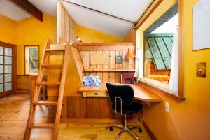 Kuchyň nebo kuchyňský kout v ubytování Alpina Cabin