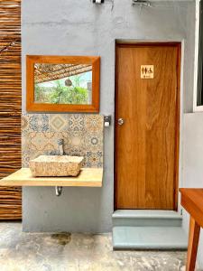 Vannituba majutusasutuses Ariché Valladolid Hotel & Hostal