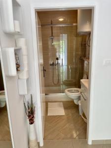 Koupelna v ubytování Apartman Petra