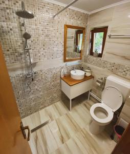 Ένα μπάνιο στο Casa cu vitralii +33 φωτογραφίες