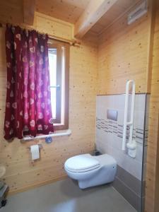 Koupelna v ubytování Chalet Gaspard