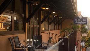 Uma varanda ou terraço em Essência Hotel Francisco Beltrão