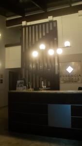 Kuchyň nebo kuchyňský kout v ubytování Essência Hotel Francisco Beltrão