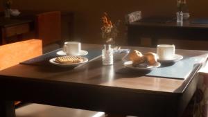 Comida no hotel ou em algum lugar perto