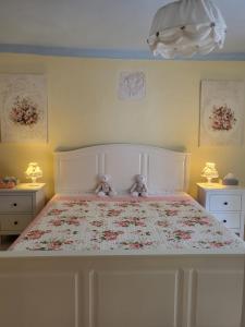 Postel nebo postele na pokoji v ubytování Apartmán u Anjela