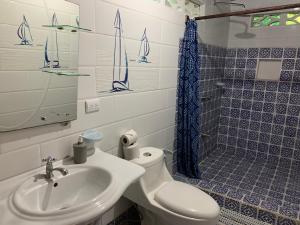 Baðherbergi á Cabinas Tito