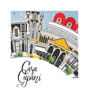 ilustracja budynku z dodatkowymi widokami w obiekcie Casa Cupani w mieście Palermo