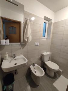 Kúpeľňa v ubytovaní Domek u Hornika + 31 fotografií