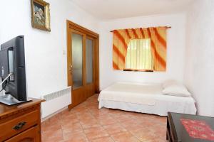 Televízia a/alebo spoločenská miestnosť v ubytovaní Apartments by the sea Trstenik, Peljesac - 4567