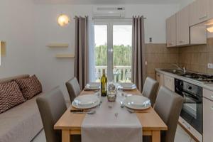 Kuchyň nebo kuchyňský kout v ubytování Apartments with a parking space Privlaka, Zadar - 5746