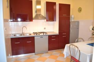 Kuchyňa alebo kuchynka v ubytovaní Apartment Zadar - Diklo 5880e