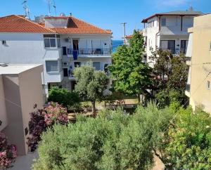 Zahrada ubytování Beach apartment, Paralia Dionysiou, Chalkidiki