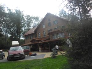 The building in which a panziókat is located