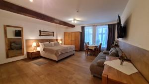 Posezení v ubytování Hotel Domizil