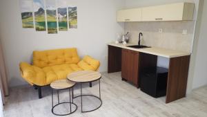 Kuchyň nebo kuchyňský kout v ubytování Clepsydra Residence