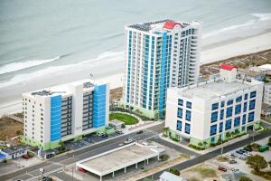 Et luftfoto af Towers at North Myrtle Beach