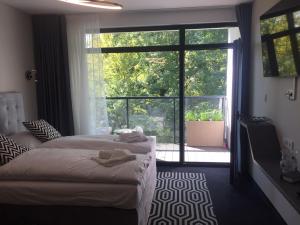 O zonă de relaxare la Solny Resort Apartamenty Baltic